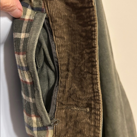 Duck Head Olive Field Jacket with Brown Collar - Picture 7 of 12